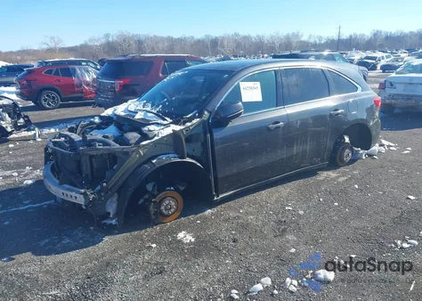 2014 Acura Mdx Technology Package из США, поврежденный, VIN 5FRYD4H43EB039128